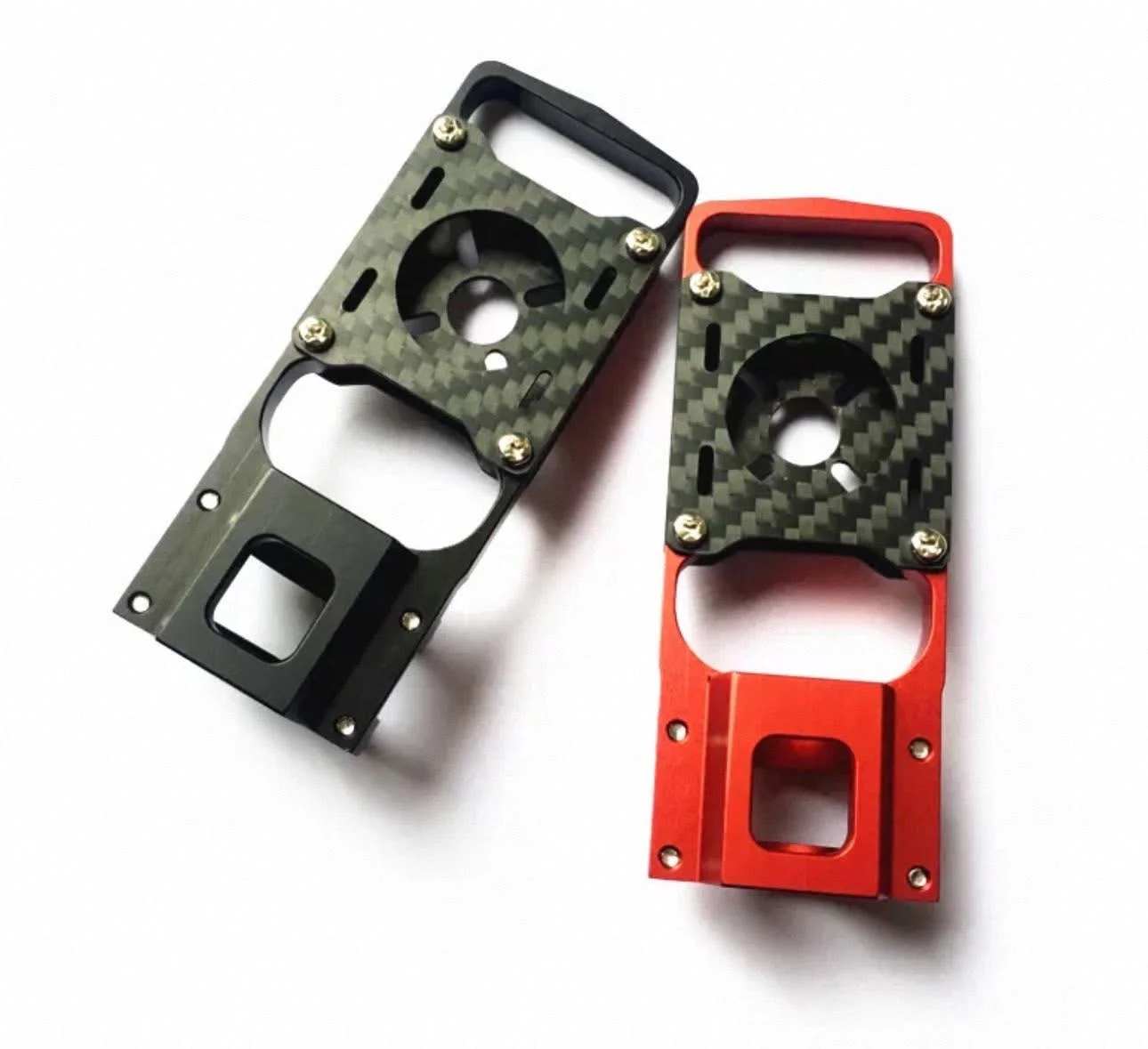 Universal BLDC Motor Mount for 20mm Carbon Fiber Tube CNC Aluminum - Image 2