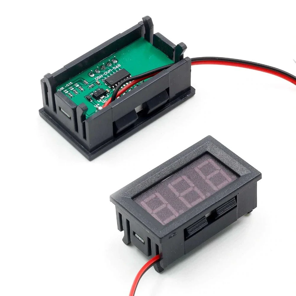 Digital Voltmeter with Display 7–100V (0.56 Inch)