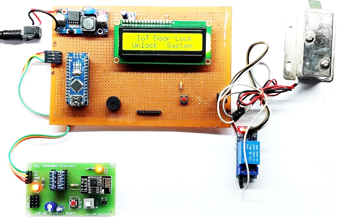 IoT Door Lock & Unlock System