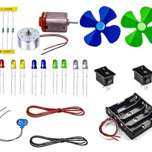 DIY Electronics Project Kit for Kids | Learn LED Circuits, DC Motor & Switches | STEM Science Kit for Beginners (8+)